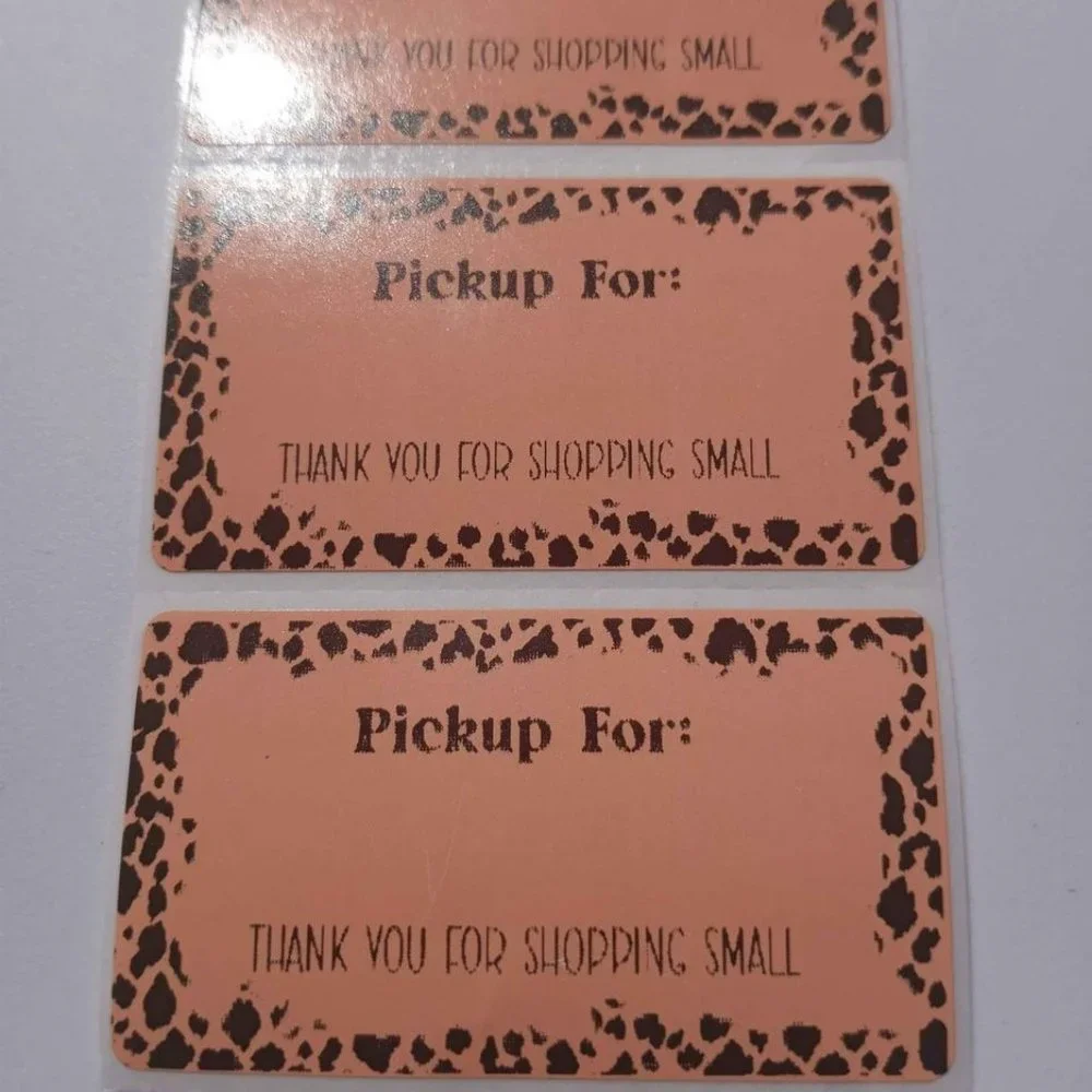 💙100 Pickup For Cow Print- Shipping Labels Thermal Package Stickers 2.25